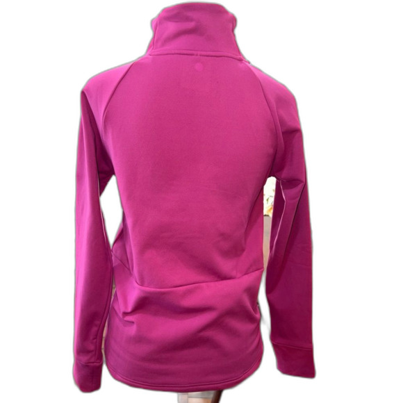 Yogalicious Berry Pink PolarLux Fleece Funnel Neck Pullover XS Soft Warm Lounge - Picture 3 of 8